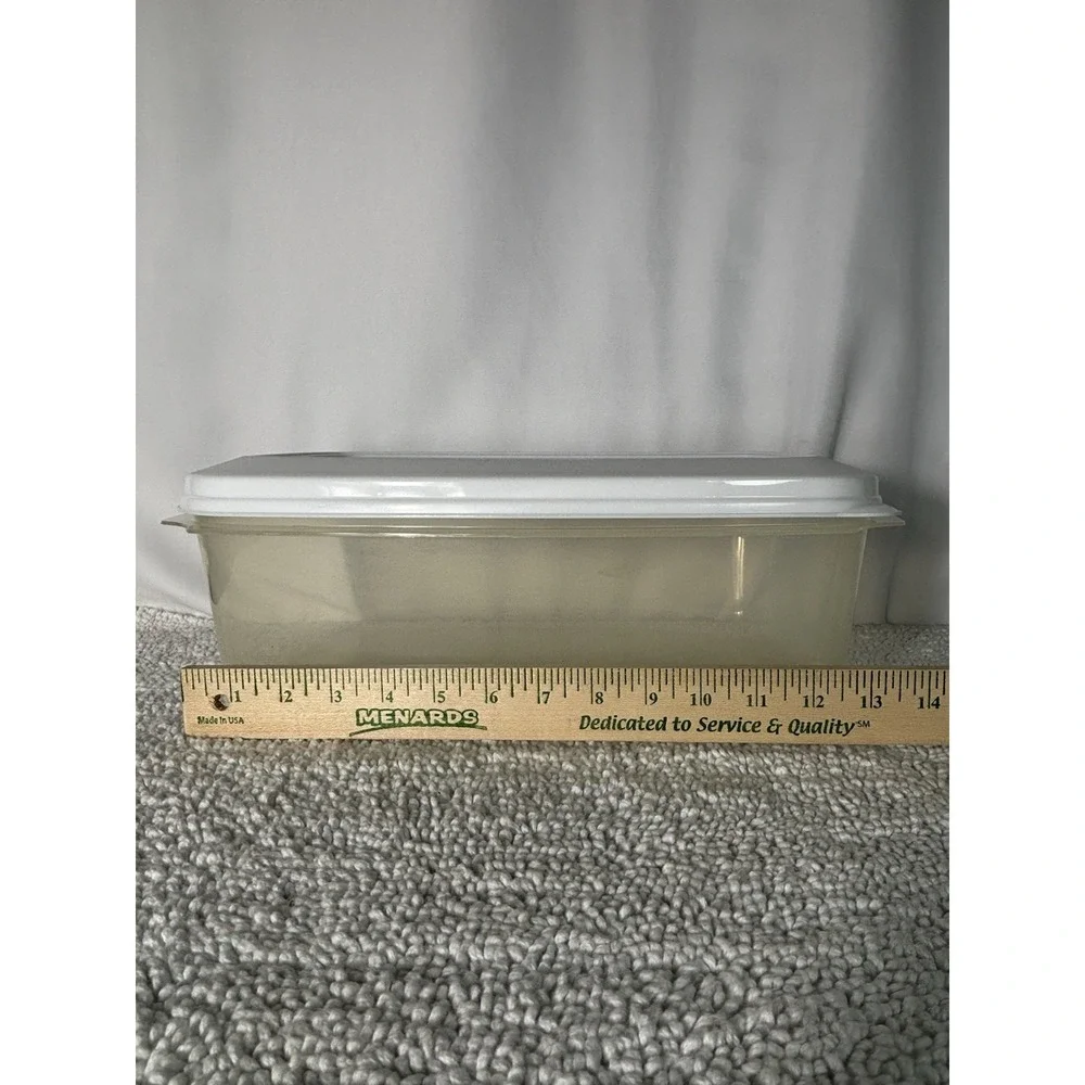 VTG Rubbermaid 2.4 GAL Food Storage Container Clear Snap‎ Lid 